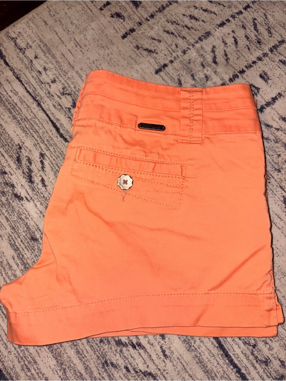 BKE Coral Orange Bermuda Shorts